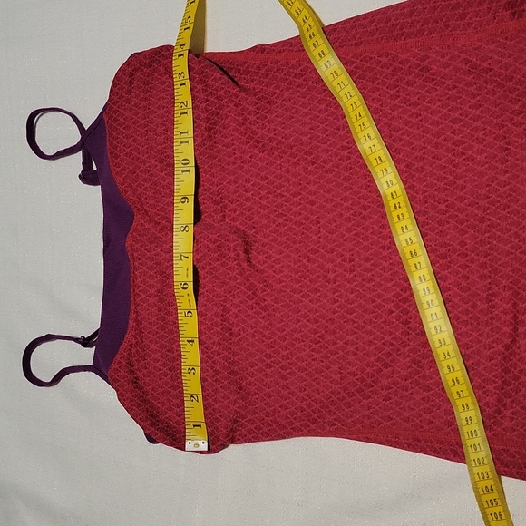 Prana pink patterned tank top Women's small - Picture 3 of 7